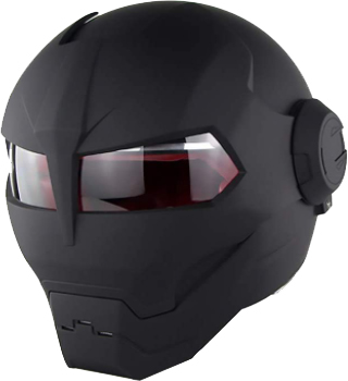 Y.P Iron Man Motorcycle Full Face Helmet